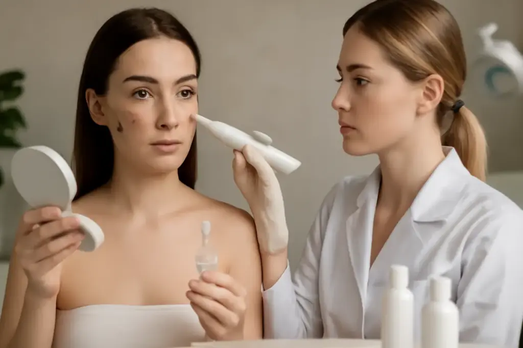 Macchie scure sul viso: i trattamenti estetici più aggiornati e quando preferirli alle soluzioni fai da te