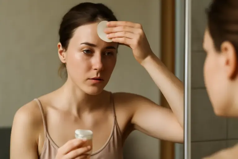 Cosa usare per prevenire la pelle lucida nella zona fronte? Il gesto che cambia davvero la routine quotidiana