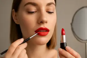 Rossetto rosso come applicarlo senza sbavature: il passaggio che fa la differenza secondo l’estetista