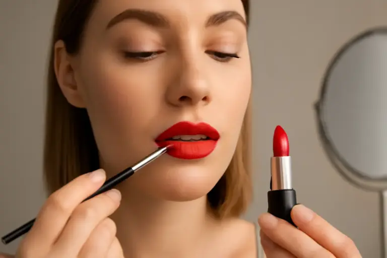 Rossetto rosso come applicarlo senza sbavature: il passaggio che fa la differenza secondo l’estetista